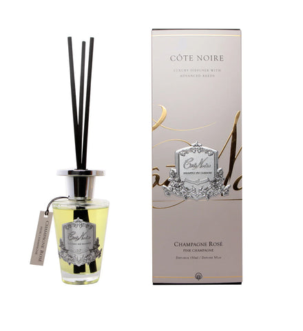 Cote Noire Diffuser Set - 150ml - Pink Champagne - Silver