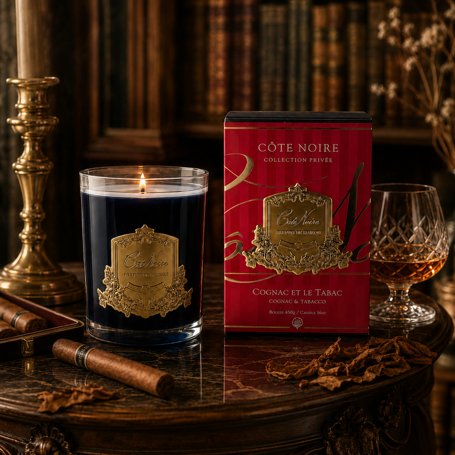 Cognac & Tobacco - Gold Badge Candles
