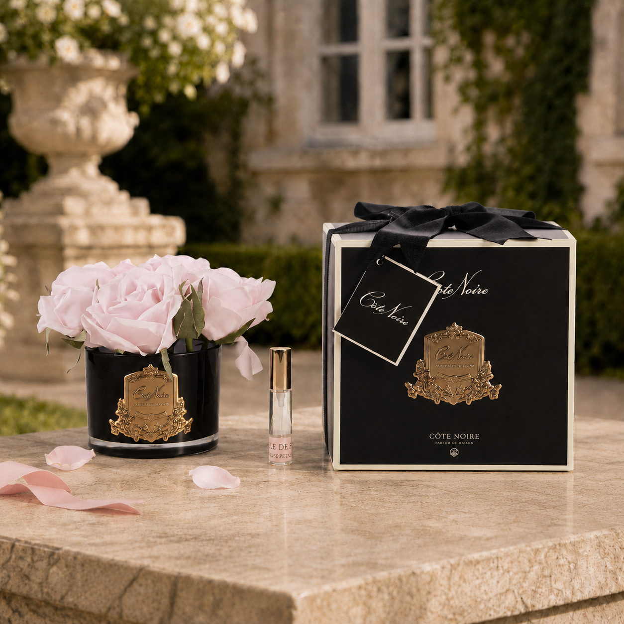 Côte Noire Parfémované Ruže - French Pink - 5 Roses