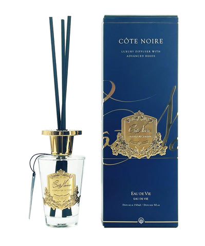 Cote Noire Diffuser Set - 150ml - Eau de Vie - Gold/Silver