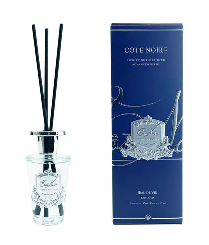 Cote Noire Diffuser Set - 150ml - Eau de Vie - Gold/Silver