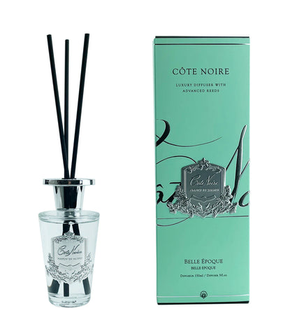 Cote Noire Diffuser Set - 150ml - Belle Epoque - Gold/Silver