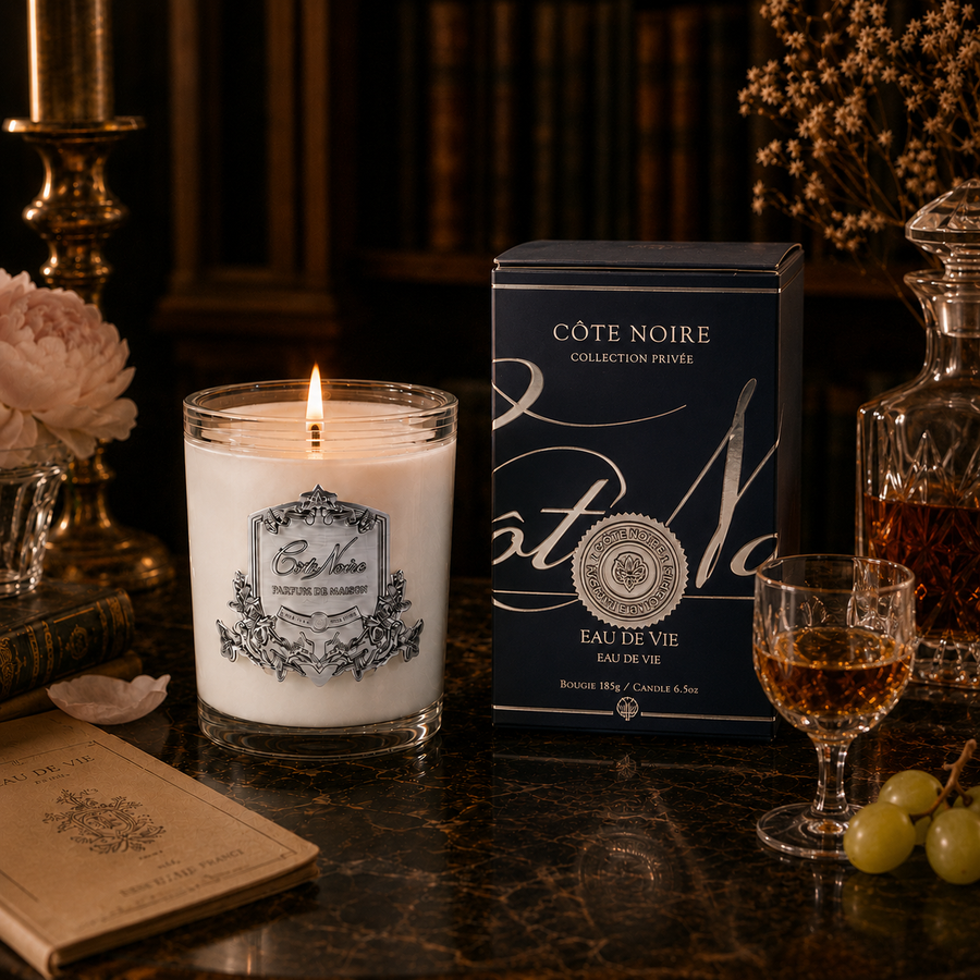 White Vessel Candle - Eau de Vie - Silver Badge
