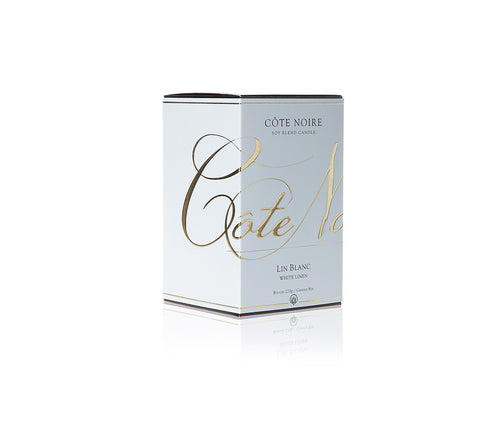Côte Noire 225g Sviečka - White Linen