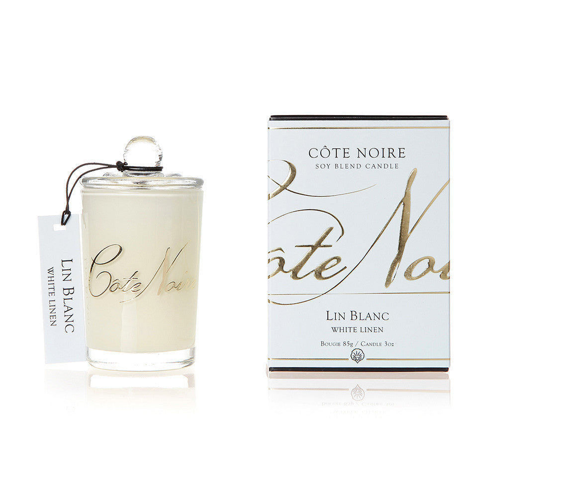 Côte Noire 85g Sviečka - White Linen