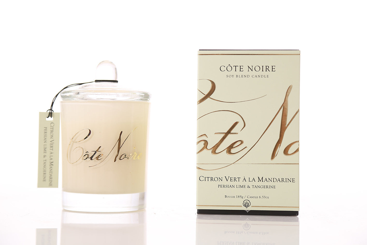 Côte Noire 225g Sviečka - Persian Lime & Tangerine